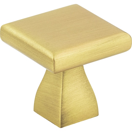 1 Overall Length Brushed Gold Square Hadly Cabinet Knob